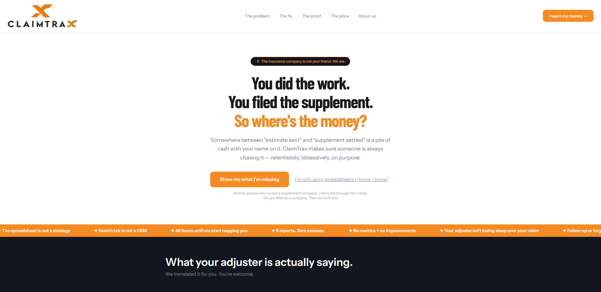 ClaimTrax — Custom Software Product